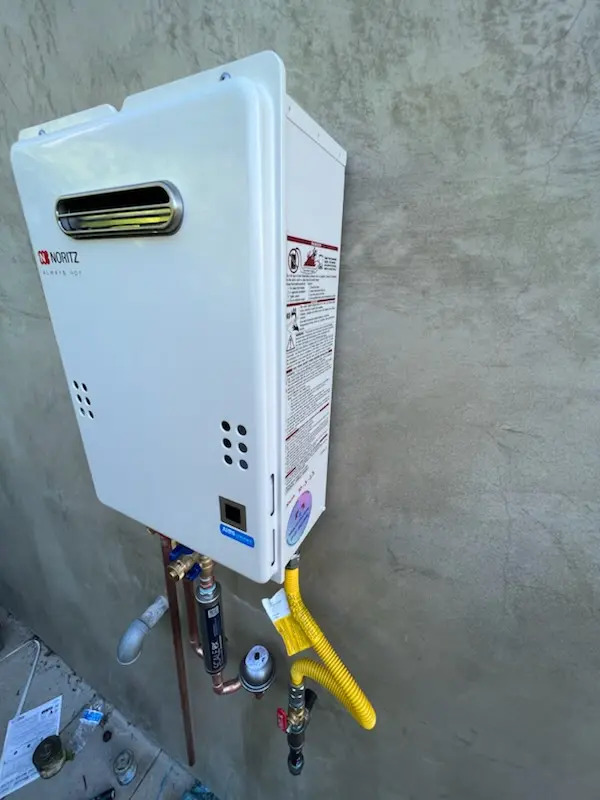 Tankless water heater installation for New Market homes